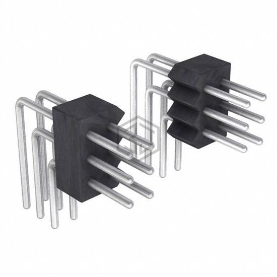 854-80-102-20-001101 - Preci-Dip - Rectangular Connectors - Headers, Male Pins