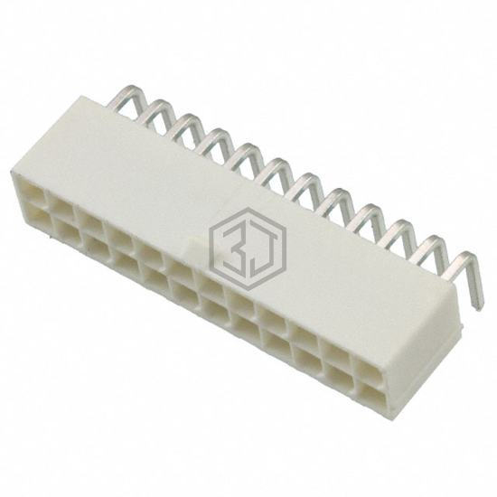 2-1586863-4 - TE Connectivity AMP Connectors - Rectangular Connectors - Headers, Male Pins