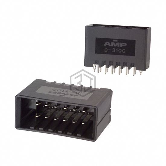 178326-5 - TE Connectivity AMP Connectors - Rectangular Connectors - Headers, Male Pins