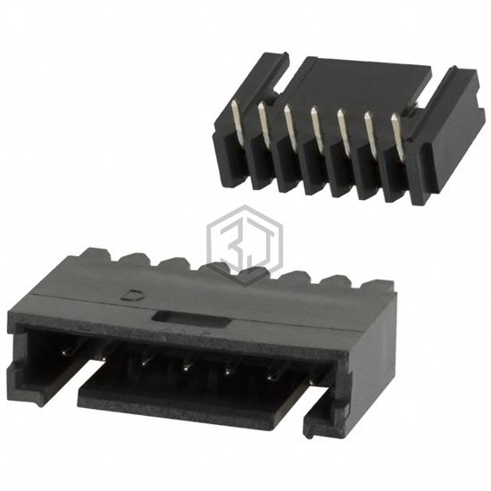102523-5 - TE Connectivity AMP Connectors - Rectangular Connectors - Headers, Male Pins