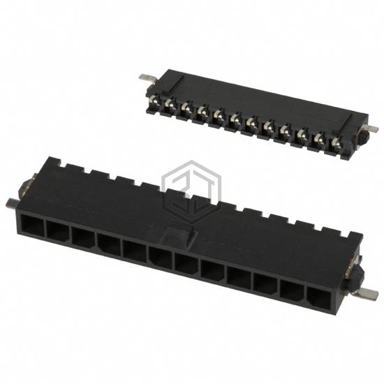 1-1445057-2 - TE Connectivity AMP Connectors - Rectangular Connectors - Headers, Male Pins