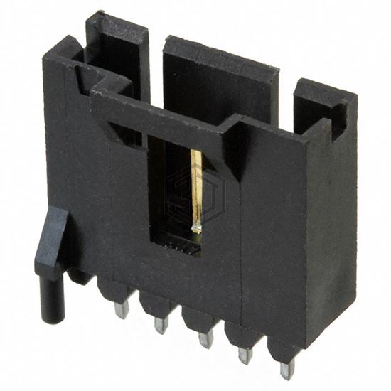 104809-4 - TE Connectivity AMP Connectors - Rectangular Connectors - Headers, Male Pins