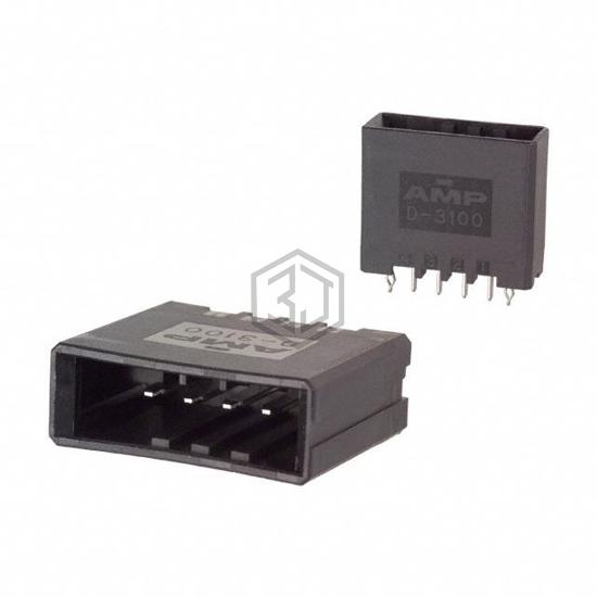 1-178314-5 - TE Connectivity AMP Connectors - Rectangular Connectors - Headers, Male Pins