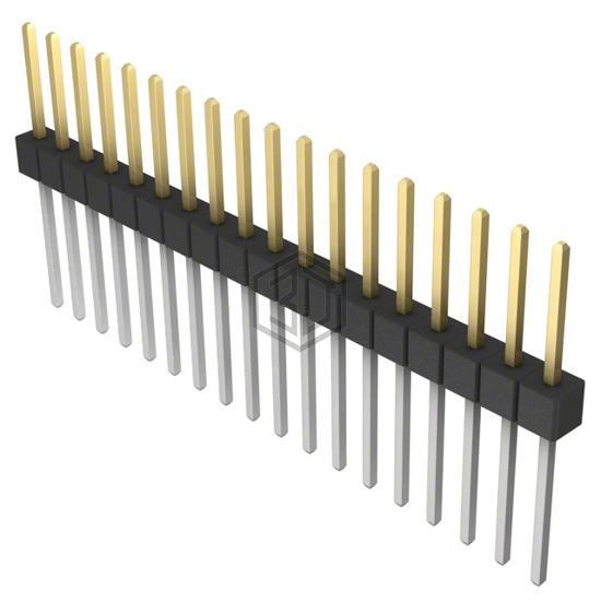 PBC18SFDN - Sullins Connector Solutions - Rectangular Connectors - Headers, Male Pins