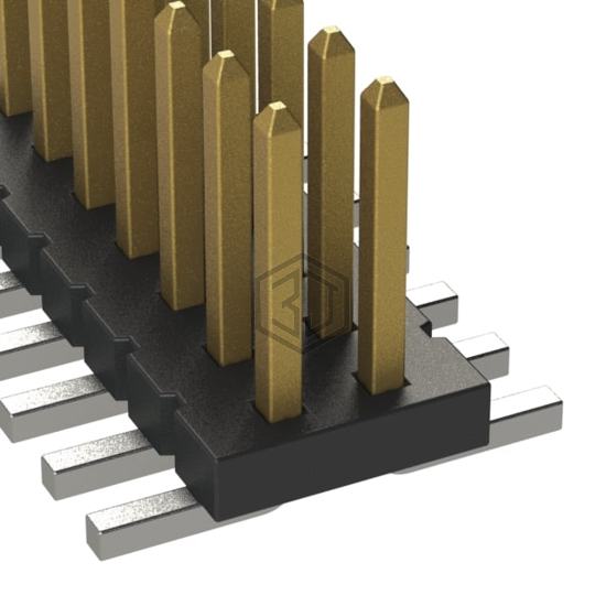 FTS-110-04-L-DV-P-TR - Samtec Inc. - Rectangular Connectors - Headers, Male Pins