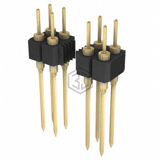 453-10-264-00-001101 - Preci-Dip - Rectangular Connectors - Headers, Male Pins