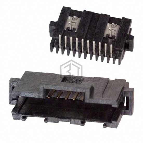 104074-1 - TE Connectivity AMP Connectors - Rectangular Connectors - Headers, Male Pins