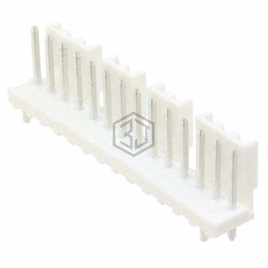 4-644615-4 - TE Connectivity AMP Connectors - Rectangular Connectors - Headers, Male Pins