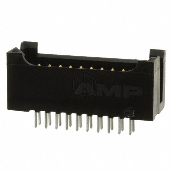 6-102692-6 - TE Connectivity AMP Connectors - Rectangular Connectors - Headers, Male Pins