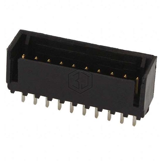 1-644487-0 - TE Connectivity AMP Connectors - Rectangular Connectors - Headers, Male Pins