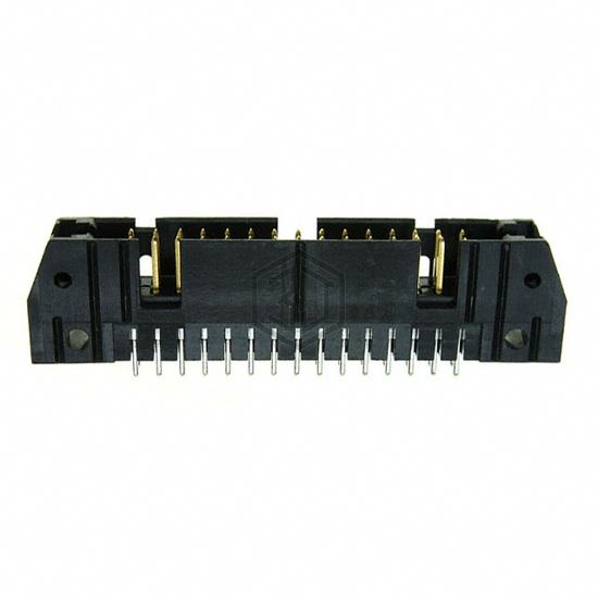 102153-7 - TE Connectivity AMP Connectors - Rectangular Connectors - Headers, Male Pins