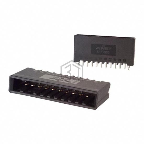 1-178318-3 - TE Connectivity AMP Connectors - Rectangular Connectors - Headers, Male Pins