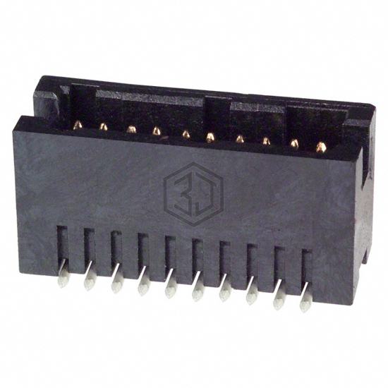 104693-2 - TE Connectivity AMP Connectors - Rectangular Connectors - Headers, Male Pins