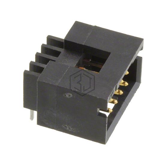 103167-1 - TE Connectivity AMP Connectors - Rectangular Connectors - Headers, Male Pins