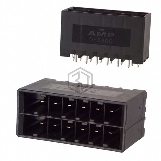1-917658-3 - TE Connectivity AMP Connectors - Rectangular Connectors - Headers, Male Pins
