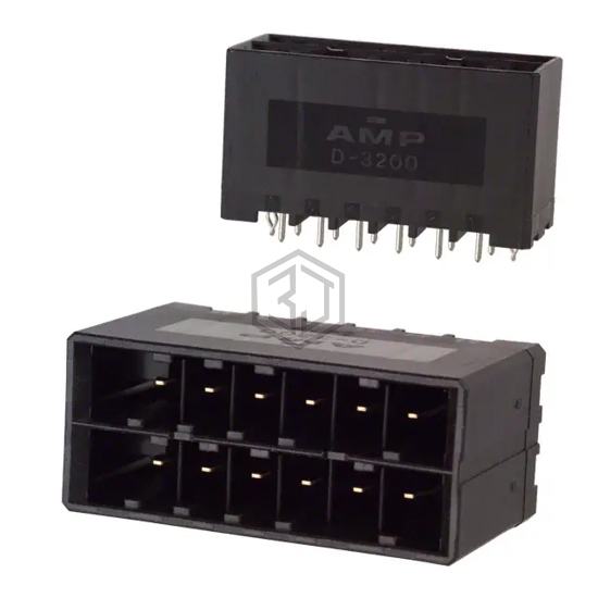 2-917658-3 - TE Connectivity AMP Connectors - Rectangular Connectors - Headers, Male Pins