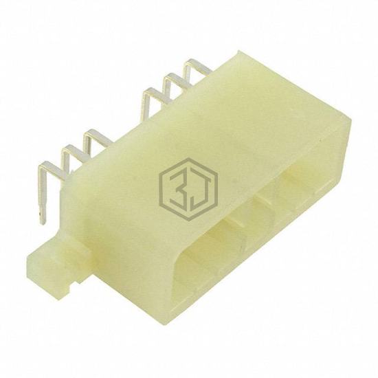 171882-1 - TE Connectivity AMP Connectors - Rectangular Connectors - Headers, Male Pins