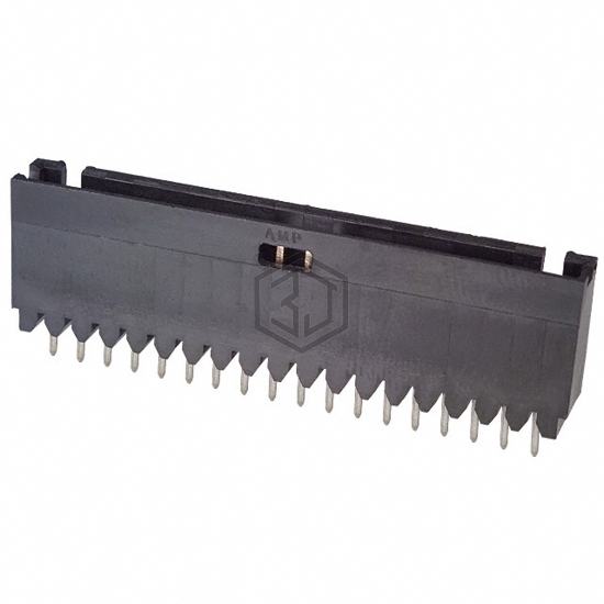 1-102202-5 - TE Connectivity AMP Connectors - Rectangular Connectors - Headers, Male Pins