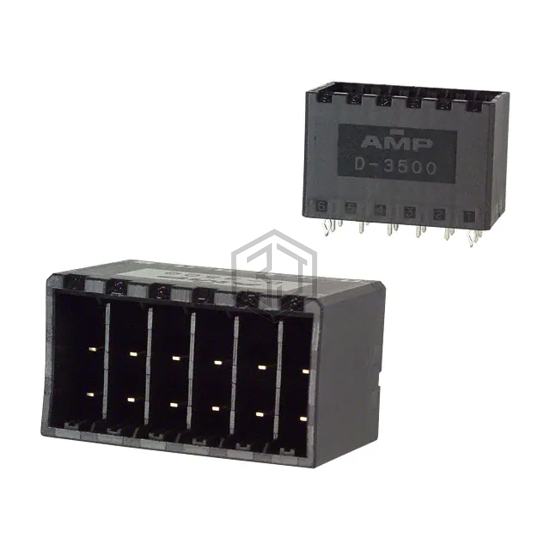 316516-2 - TE Connectivity AMP Connectors - Rectangular Connectors - Headers, Male Pins