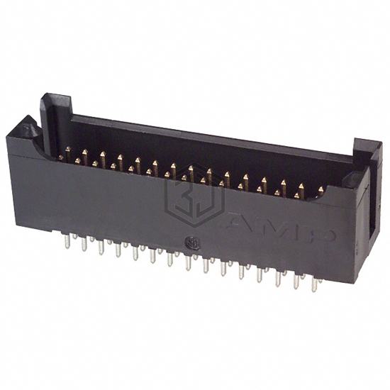 534978-5 - TE Connectivity AMP Connectors - Rectangular Connectors - Headers, Male Pins