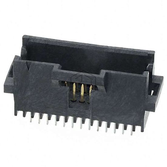 1-104068-2 - TE Connectivity AMP Connectors - Rectangular Connectors - Headers, Male Pins
