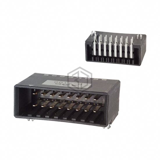 178307-3 - TE Connectivity AMP Connectors - Rectangular Connectors - Headers, Male Pins
