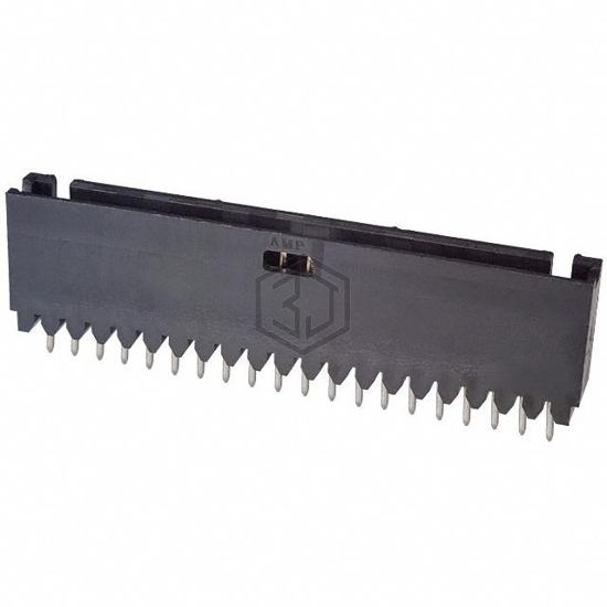 1-102202-7 - TE Connectivity AMP Connectors - Rectangular Connectors - Headers, Male Pins