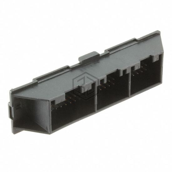 1241209-1 - TE Connectivity AMP Connectors - Rectangular Connectors - Headers, Male Pins