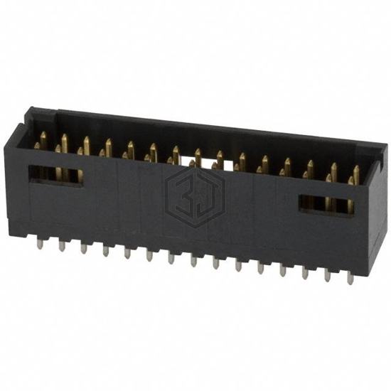 1-103168-3 - TE Connectivity AMP Connectors - Rectangular Connectors - Headers, Male Pins