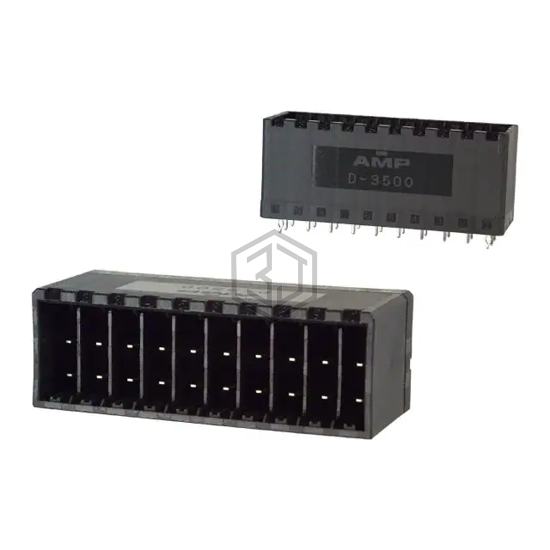 316517-5 - TE Connectivity AMP Connectors - Rectangular Connectors - Headers, Male Pins