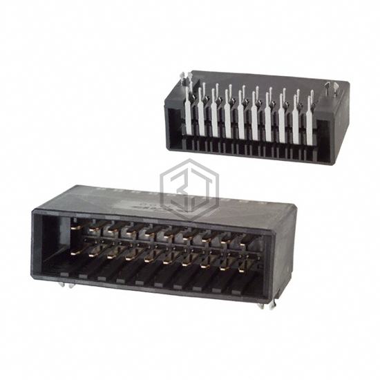 178308-2 - TE Connectivity AMP Connectors - Rectangular Connectors - Headers, Male Pins