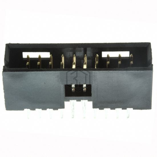102557-2 - TE Connectivity AMP Connectors - Rectangular Connectors - Headers, Male Pins