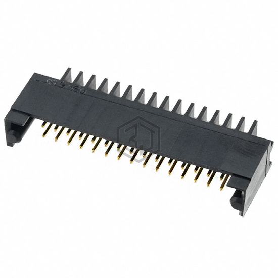102589-4 - TE Connectivity AMP Connectors - Rectangular Connectors - Headers, Male Pins