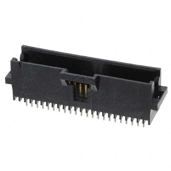 1-104068-4 - TE Connectivity AMP Connectors - Rectangular Connectors - Headers, Male Pins
