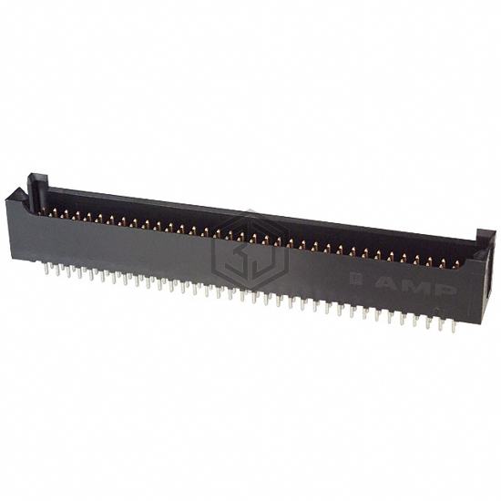 6-102567-0 - TE Connectivity AMP Connectors - Rectangular Connectors - Headers, Male Pins