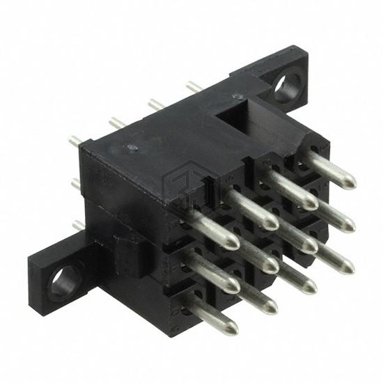 TST12RB01T - ITT Cannon, LLC - Rectangular Connectors - Headers, Male Pins
