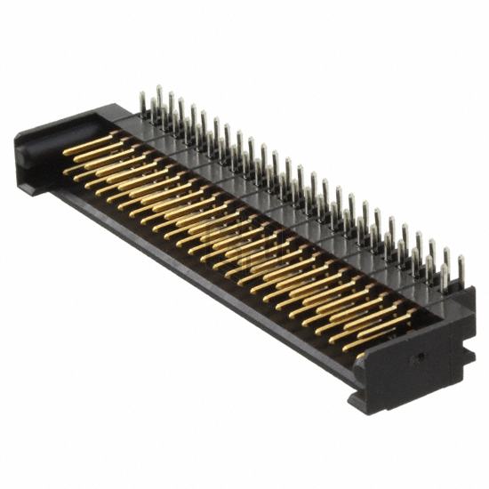 102802-4 - TE Connectivity AMP Connectors - Rectangular Connectors - Headers, Male Pins