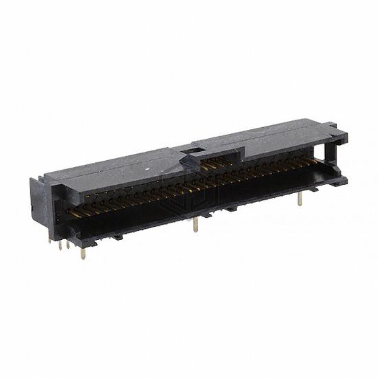 104477-9 - TE Connectivity AMP Connectors - Rectangular Connectors - Headers, Male Pins