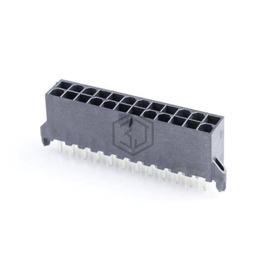 46207-0224 - Molex - Rectangular Connectors - Headers, Male Pins