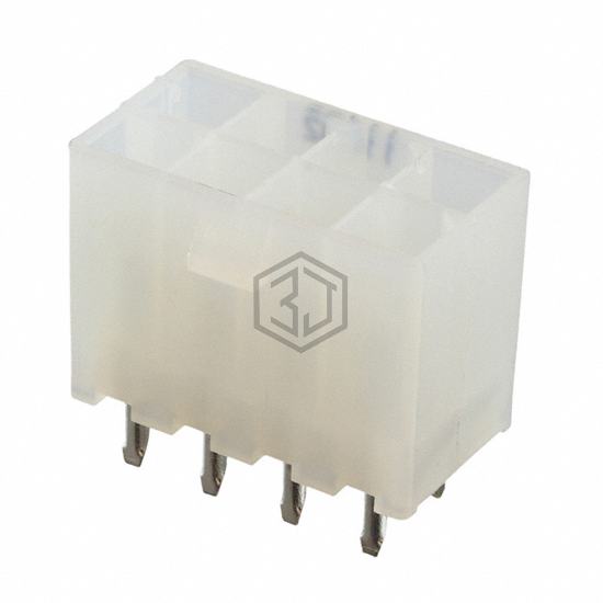 1586491-8 - TE Connectivity AMP Connectors - Rectangular Connectors - Headers, Male Pins