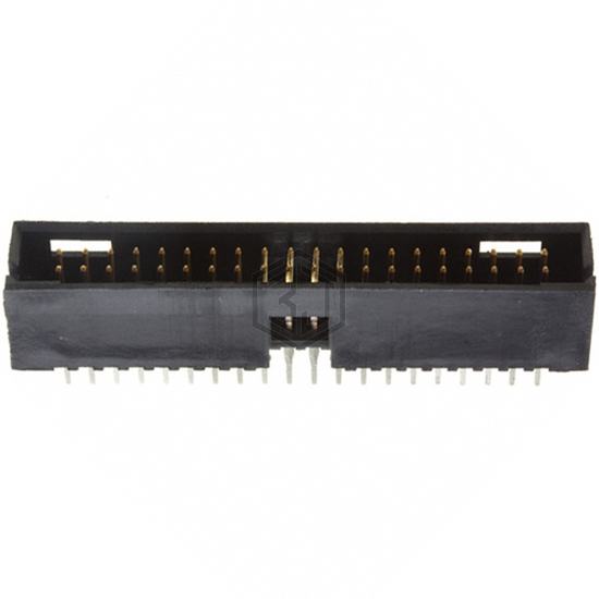 102557-1 - TE Connectivity AMP Connectors - Rectangular Connectors - Headers, Male Pins