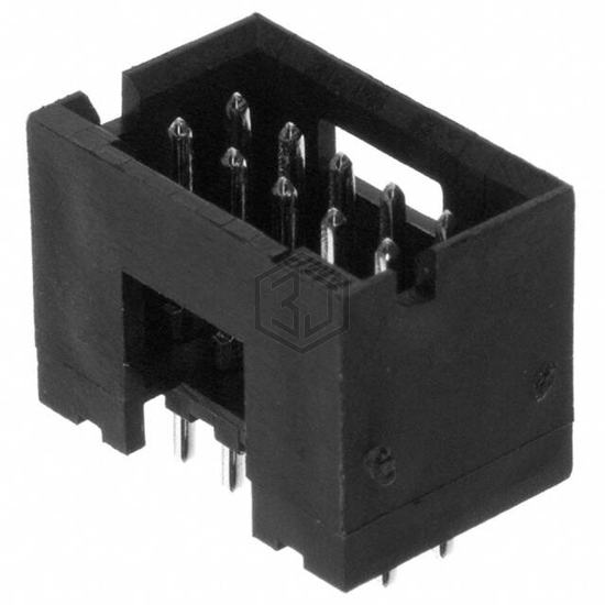 87589-1 - TE Connectivity AMP Connectors - Rectangular Connectors - Headers, Male Pins