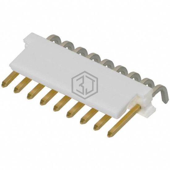 641210-9 - TE Connectivity AMP Connectors - Rectangular Connectors - Headers, Male Pins
