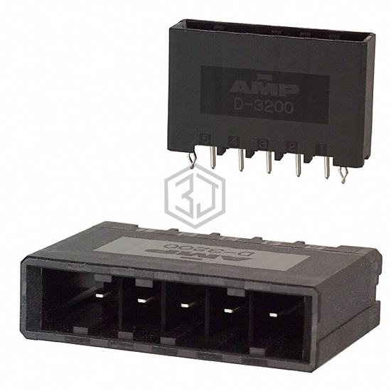 2-316132-5 - TE Connectivity AMP Connectors - Rectangular Connectors - Headers, Male Pins