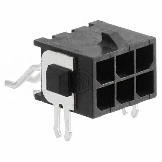 794624-6 - TE Connectivity AMP Connectors - Rectangular Connectors - Headers, Male Pins
