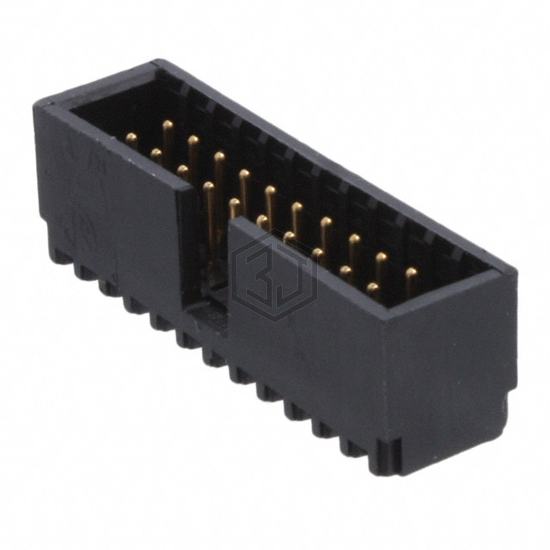 281274-1 - TE Connectivity AMP Connectors - Rectangular Connectors - Headers, Male Pins