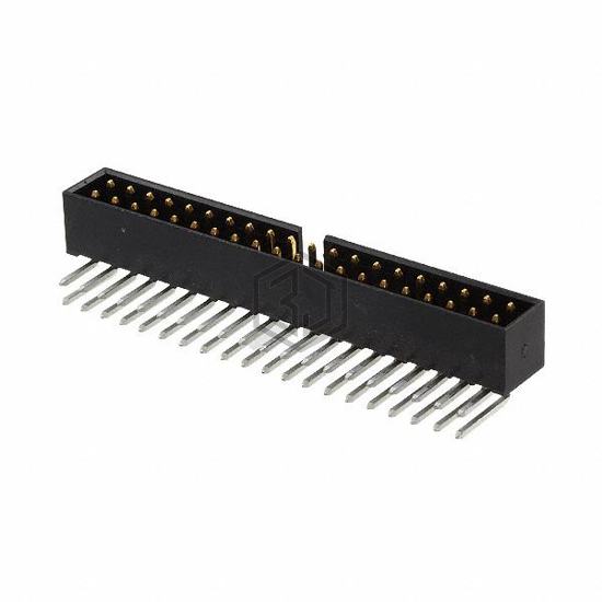4-1734493-0 - TE Connectivity AMP Connectors - Rectangular Connectors - Headers, Male Pins