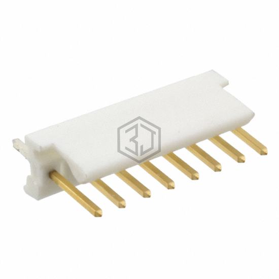 641126-8 - TE Connectivity AMP Connectors - Rectangular Connectors - Headers, Male Pins