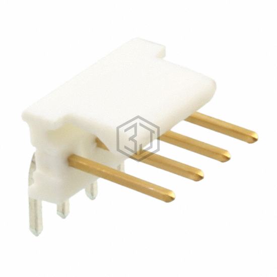 641127-4 - TE Connectivity AMP Connectors - Rectangular Connectors - Headers, Male Pins
