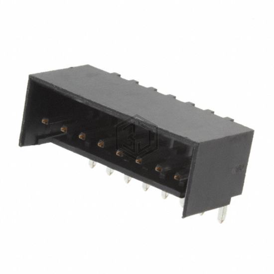 644894-8 - TE Connectivity AMP Connectors - Rectangular Connectors - Headers, Male Pins